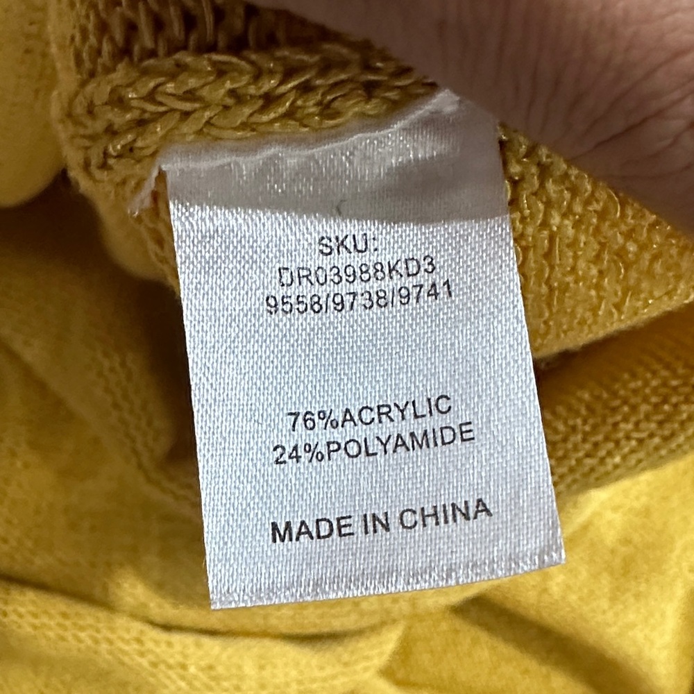 Meshki Anna Flare Sleeve Knit  Dress Yellow - Picture 15 of 16